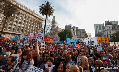 Masiva movilización en Argentina por hombre desaparecido