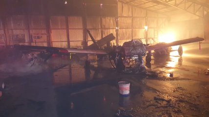 Avioneta y casona quemadas en nuevos atentados en La Araucanía