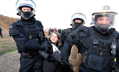 Greta Thunberg es detenida en medio de protesta contra mina de carbón en Alemania