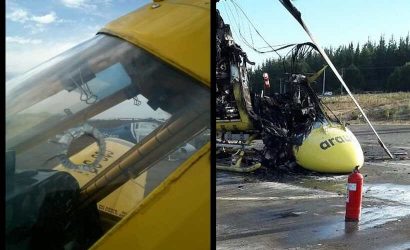 La policía chilena investiga si el piloto español fallecido en Galvarino pudo estrellarse por un disparo