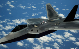 Arriban a Chile los esperados aviones F-22 Raptor para participar en la Fidae
