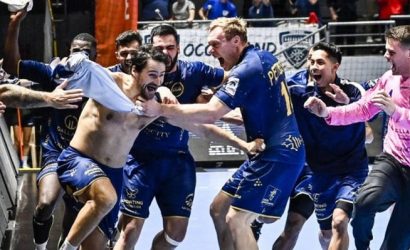 Chileno Erwin Feutchmann desata la euforia con gol en la agonía para el triunfo de su Fenix en la liga francesa de handball