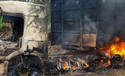 Ataque incendiario en Collipulli: Tres camiones quemados